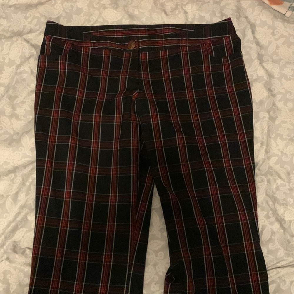 plaid dress pants size 15
